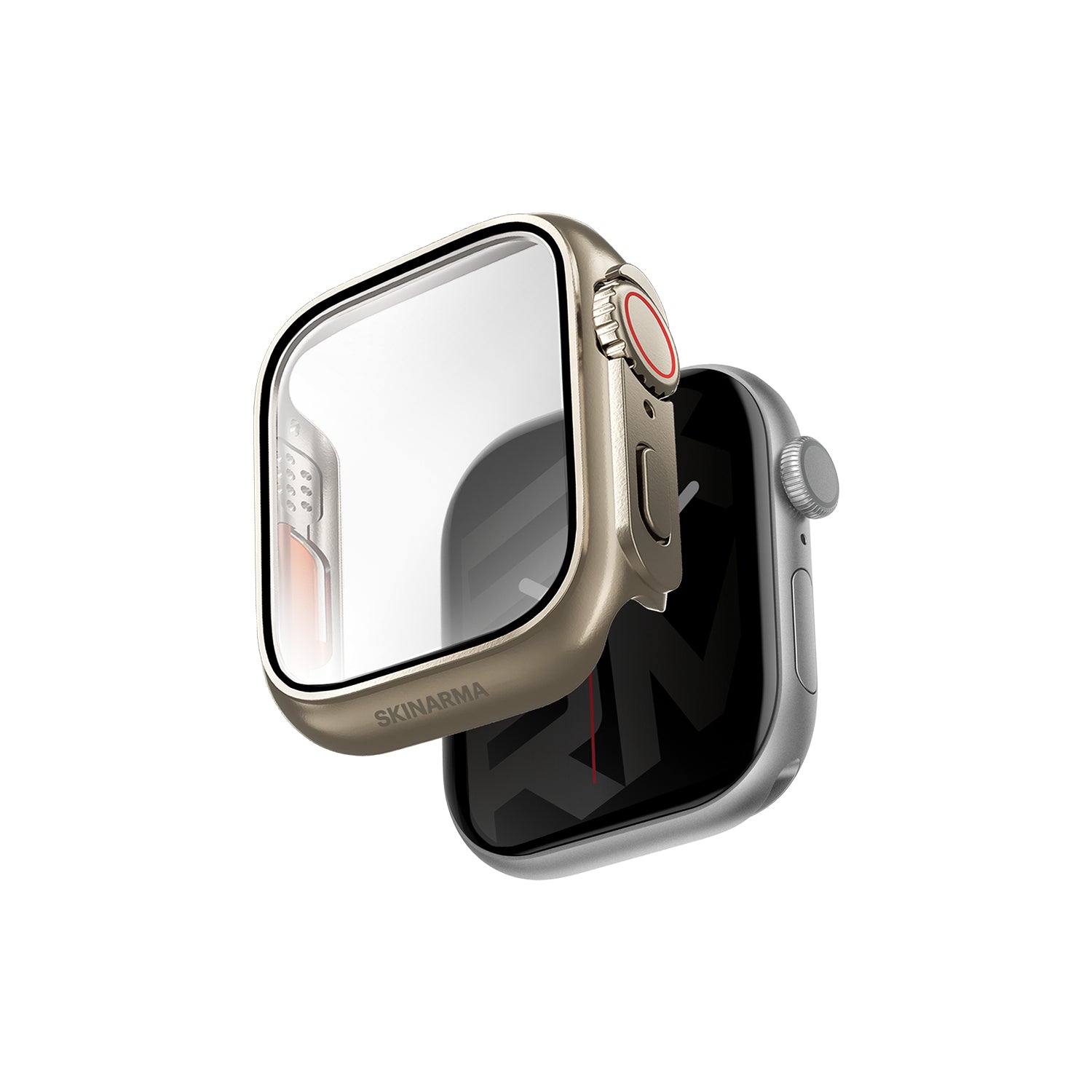 Skinarma Gado Pro Apple Watch 42mm Dijital Taç Korumalı Kasa ve Ekran Koruyucu Skinarma Gado Pro Apple Watch 42mm Dijital Taç Korumalı Kasa ve Ekran Koruyucu